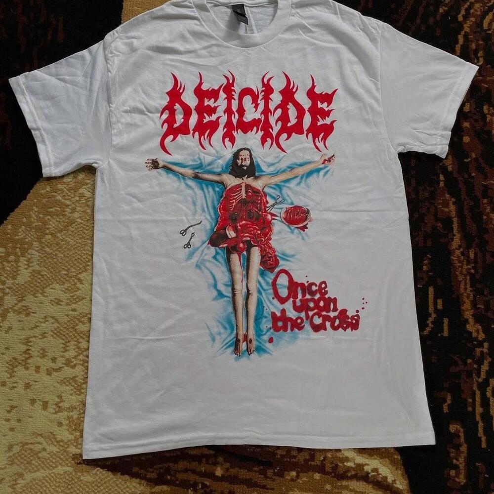 White And Red Once Upon The Cross Tee
